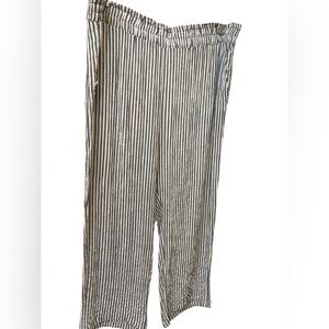 Jane + Delancey NWT women’s striped casual pants lightweight spring summer 3X